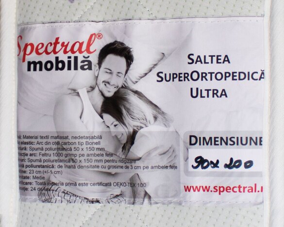 Saltea 900 x 2000 Spectral SuperOrtopedica Ultra